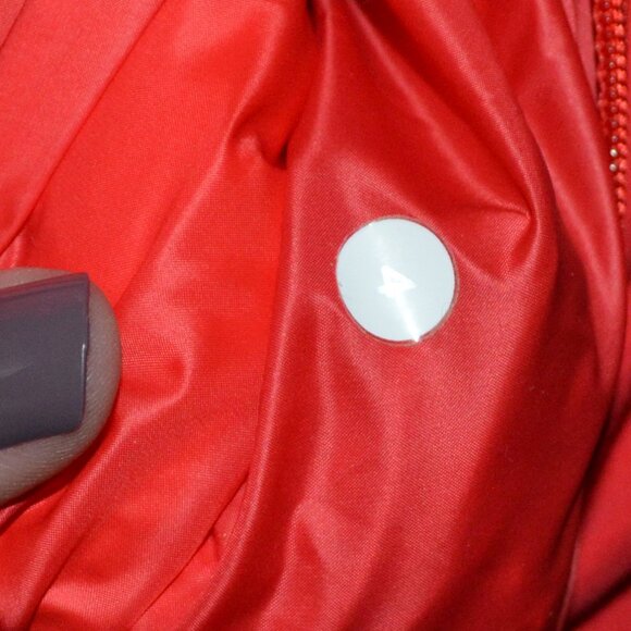 $248 Sz 4 Lululemon Red What the Fluff Puffer Coat Jacket - Picture 8 of 8